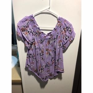 Floral Off the Shoulder Top